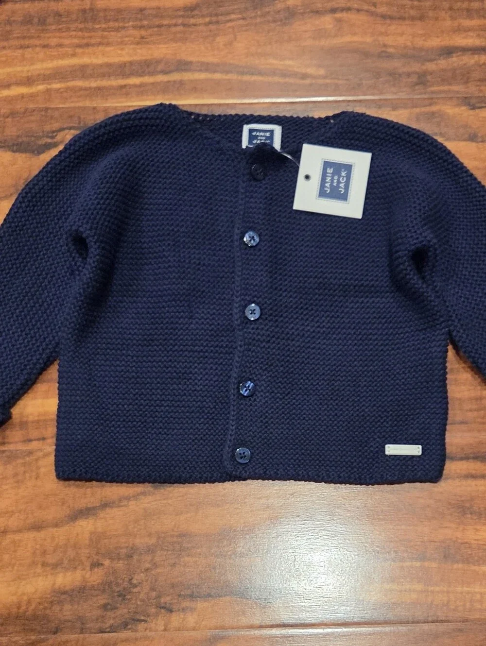 Janie and Jack NWT 6-12 Months Striped Bodysuit, Elephant Shortalls and Sweater
